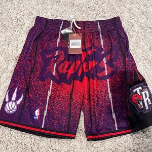 Mitchell & Ness Toronto Raptors Spray Paint Swingman Shorts